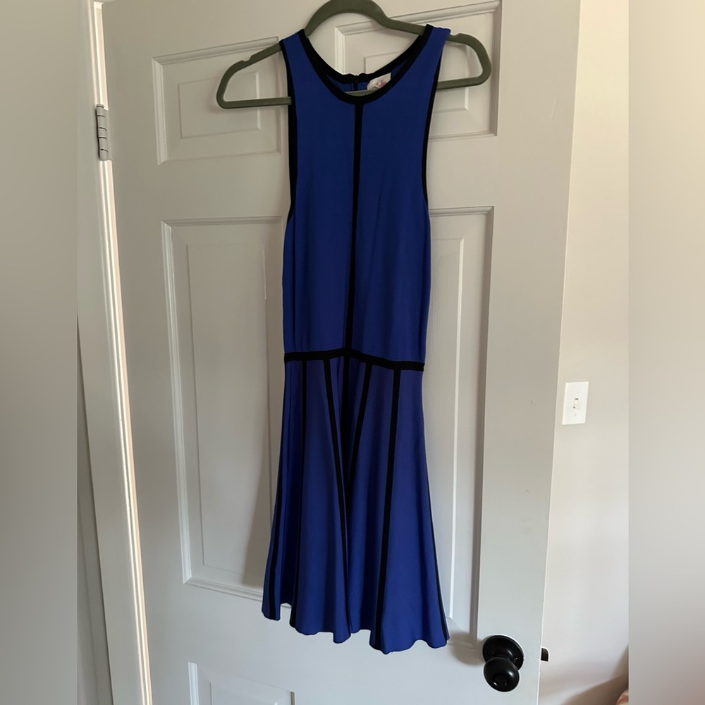 Parker Blue Sleeveless Dress